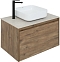 Комплект мебели для ванной Aquanet Nova Lite 75 см 249514, 1 ящик, коричневый - 12 изображение