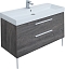 Комплект мебели для ванной Aquanet Nova 100 см 249923, темное дерево - изображение 11