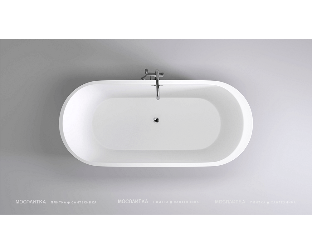 Акриловая ванна Black&White Swan 109SBBL, 170x80 см, черная - изображение 3