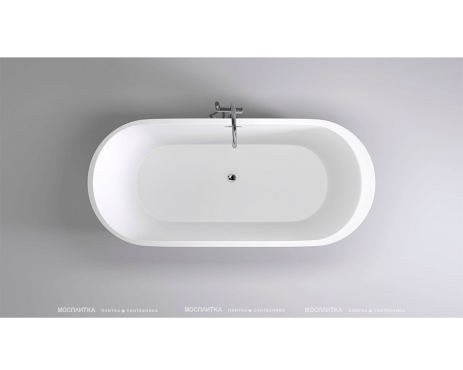 Акриловая ванна Black&White Swan 109SBBL, 170x80 см, черная - 3 изображение