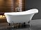 Акриловая ванна Ceruttispa Vico C-2015 на львиных алюминиевых хромированных лапах 170x75 C-2015 - 5 изображение