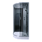 Душевая кабина Erlit Comfort 100х100 см ER3510P-C4-RUS профиль серебристый, стекло тонированное - изображение 3