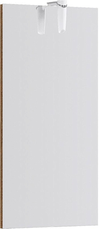 Панель с зеркалом и светильником Aqwella Леон-МР 40 Ln-MP.02.04/DS, дуб сонома