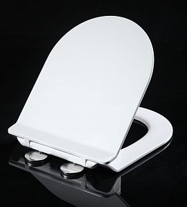Крышка-сиденье Art&Max Ovale AM011SC для унитаза с микролифтом, белый