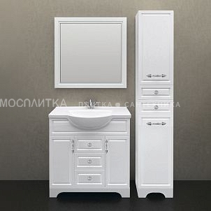 Зеркало 1Marka Прованс 85 белый глянец - изображение 2