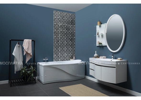 Комплект мебели для ванной Aquanet Опера 115 R 2 двери 2 ящика белый - изображение 9