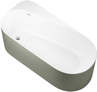 Акриловая ванна Allen Brau Priority 170x80 2.31001.21/CGM белый матовый /цементно-серый
