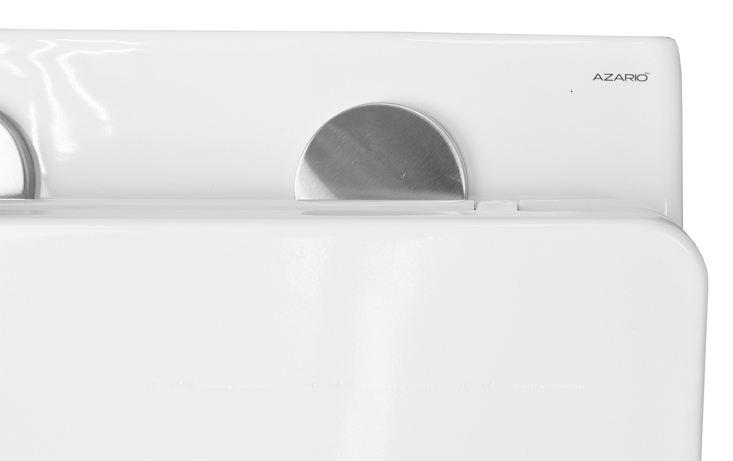Унитаз подвесной безободковый Azario Grado AZ-0046 SP с крышкой-сиденьем микролифт, белый - изображение 8