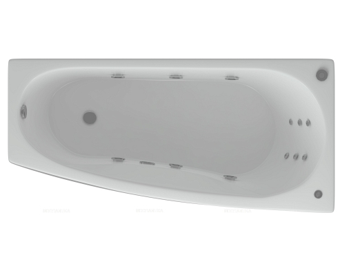 Акриловая ванна Aquatek Пандора 160 см R на объемном каркасе - 2 изображение