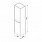 Шкаф-пенал подвесной Iddis Edifice EDI40W0i97, 40 см - изображение 6
