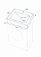 Раковина Paulmark Amberg над стиральной машиной, белая, 60х50, с комплектом PM750431 - изображение 4