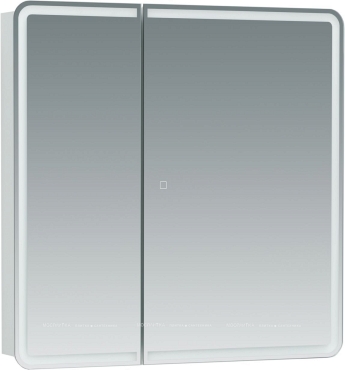 Зеркальный шкаф Aquanet Оптима 70 с LED подсветкой - 2 изображение