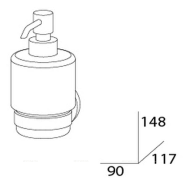Дозатор для жидкого мыла Artwelle Harmonie, HAR 015 - 2 изображение