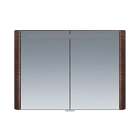Зеркальный шкаф Am.Pm Sensation M30MCX1001TF с подсветкой, 100 см, табачный дуб