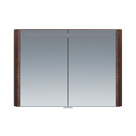 Зеркальный шкаф Am.Pm Sensation M30MCX1001TF с подсветкой, 100 см, табачный дуб