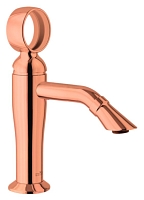 Смеситель для раковины Webert Opera OA830102980 с донным клапаном, розовое золото