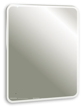 Зеркало Aquanika Basic 100х80 см AQB10080RU132 с подсветкой и сенсорным выключателем - 2 изображение