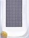 Коврик для ванной Ridder Nevis, 39x0,8, серый, 6108007 - изображение 2