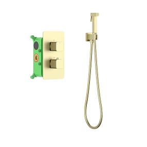 Гигиенический душ со смесителем Timo Petruma 5089/17SM золото матовое