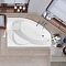 Акриловая ванна Vagnerplast FLORA 150x100 Right - изображение 2