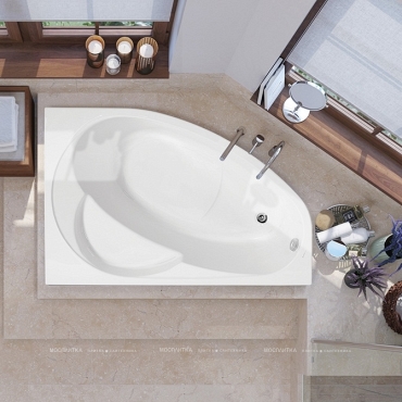 Акриловая ванна Vagnerplast FLORA 150x100 Right - 2 изображение