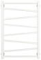 Полотенцесушитель водяной Сунержа Сирокко 80х50 см 12-0253-8050 белый - изображение 2