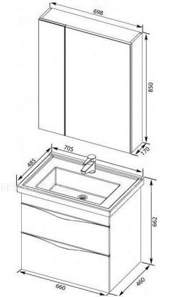 Комплект мебели для ванной Aquanet Эвора 70 белый - изображение 12