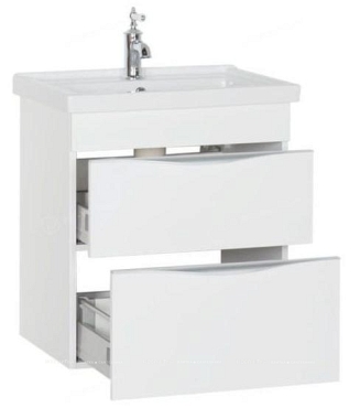 Комплект мебели для ванной Aquanet Эвора 60 белый - 9 изображение