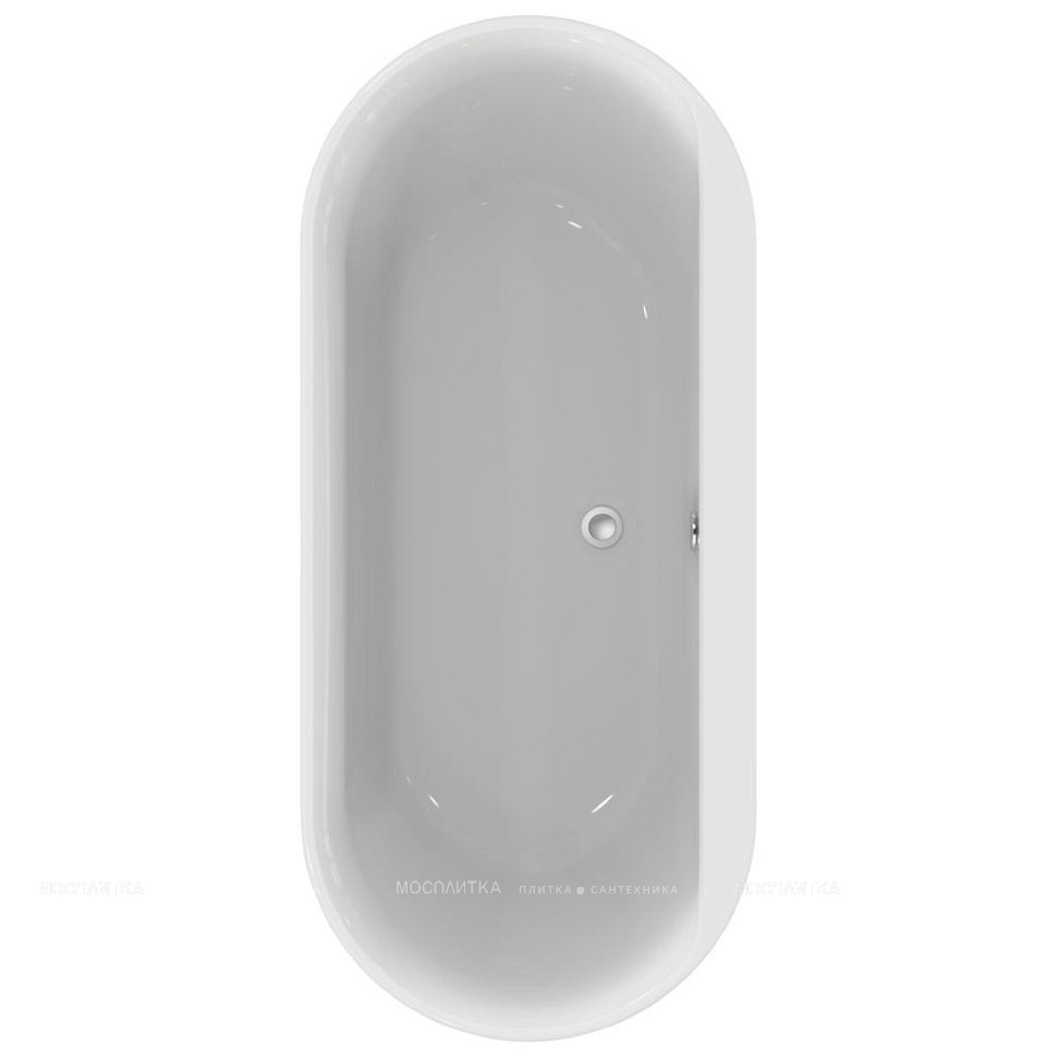 Встраиваемая акриловая овальная ванна 180х80 см Ideal Standard E106801 CONNECT AIR - изображение 2