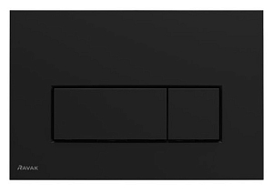 Кнопка смыва Ravak WC Uni Slim X01744, черная