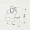 Держатель туалетной бумаги Tekno-Tel EasyFIX черный, EF238B - изображение 2