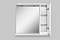 Зеркальный шкаф Am.Pm Like M80MPR0801WG правый 80 см белый глянец с подсветкой - 7 изображение