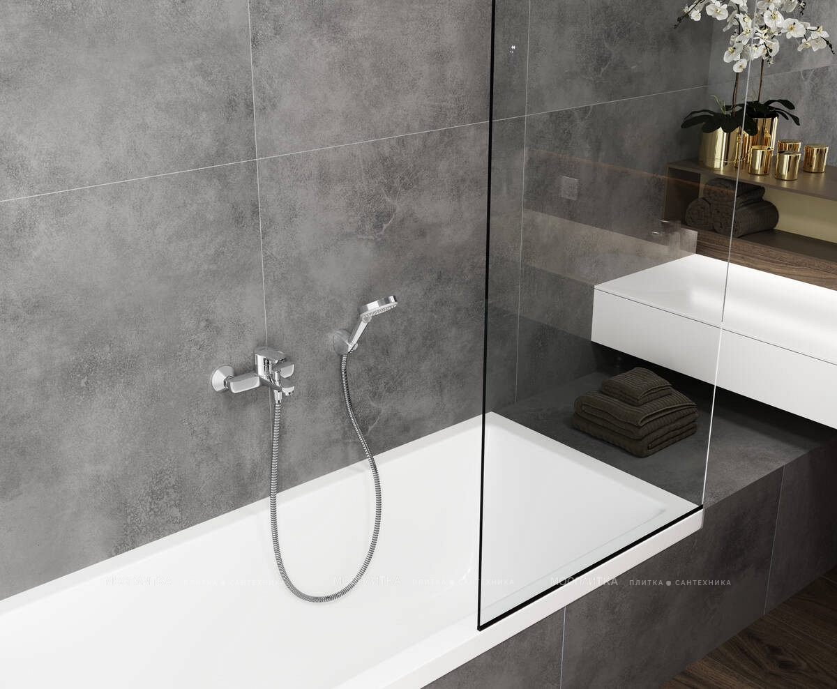 Смеситель Hansgrohe Vernis Blend для ванны с душем 71440000 хром - изображение 2