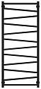 Полотенцесушитель водяной Сунержа Сирокко 120х50 см 31-0253-1250 матовый черный - изображение 2