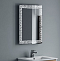 Зеркало Corozo Меандр 60 см SD-00001318 белое c подсветкой - изображение 2