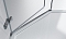 Душевой уголок BelBagno Kraft 90х90 см KRAFT-P-1-90-C-Cr-R  профиль хром,стекло прозрачное - 2 изображение