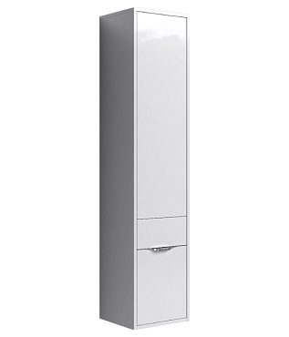 Шкаф-пенал подвесной Aqwella Malaga Mal.05.03 L/R, цвет - белый