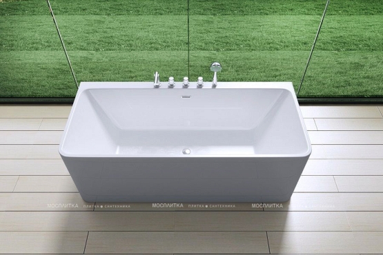 Акриловая ванна Art&Max 180х80 см AM-601-1795-795, белый - 2 изображение
