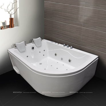 Гидромассажная ванна Grossman GR-18012L, белая, левая - 6 изображение