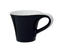 Раковина ArtCeram Cup OSL005 01; 50 накладная - черно - белая 69х50х43 см1