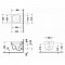 Подвесной унитаз Duravit ME By Starck Rimless 45300900A1 безободковый с сиденьем микролифт - 4 изображение