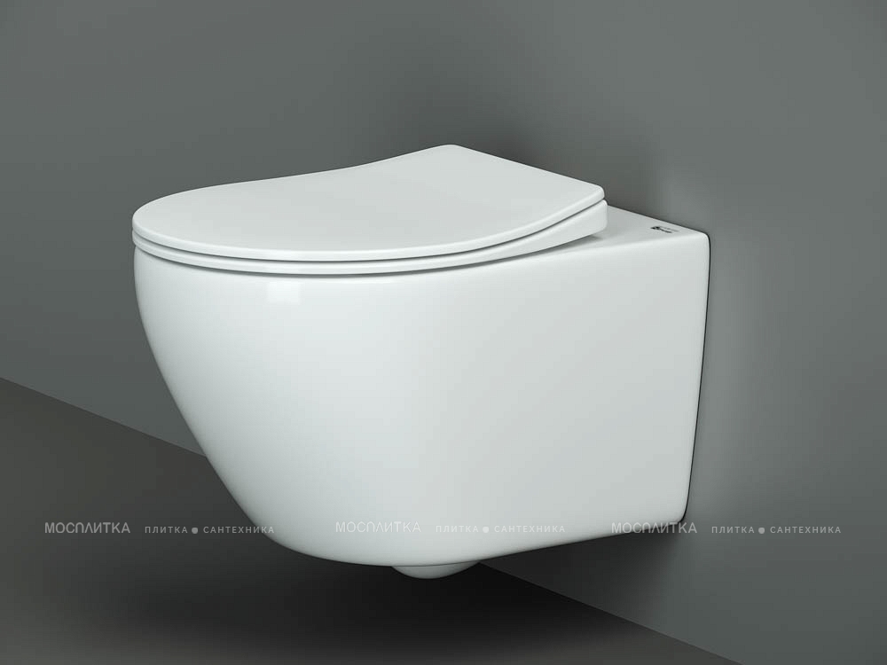 Комплект подвесной безободковый унитаз Ceramica Nova Pearl с крышкой-сиденьем CN8001 + инсталляция Am.Pm ProC I012707 - изображение 3