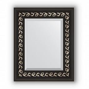 Зеркало в багетной раме Evoform Exclusive BY 1357 45 x 55 см, черный ардеко