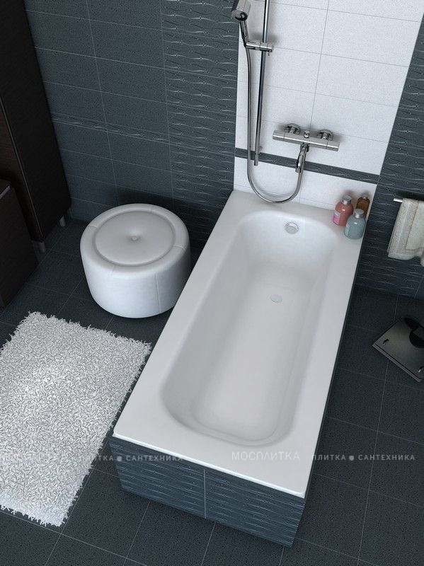 Чугунная ванна Roca Continental 170х70 21291100R с антискользящим покрытием - изображение 4