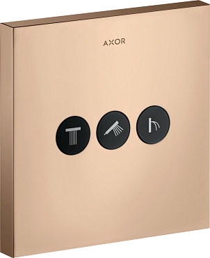 Переключатель потоков Axor ShowerSelect для душа 36717300 розовое золото