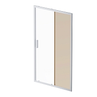 Душевая дверь Am.Pm Gem 120 см W90G-120-1-195MBr стекло прозрачное / тонированное, профиль хром