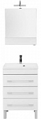 Комплект мебели для ванной Aquanet Верона 58 белый 3 ящика - 2 изображение