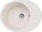 Кухонная мойка GranFest Quarz 61,7, овальная, цвет белый