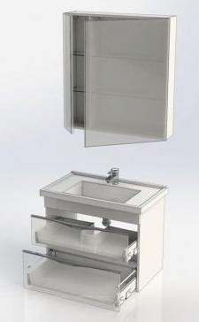 Комплект мебели для ванной Aquanet Эвора 80 дуб антик - 16 изображение