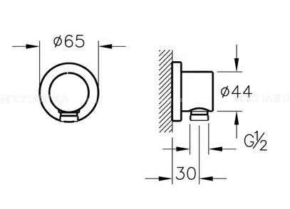 Душевой комплект VitrA Solid S A49264EXP, хром - изображение 9